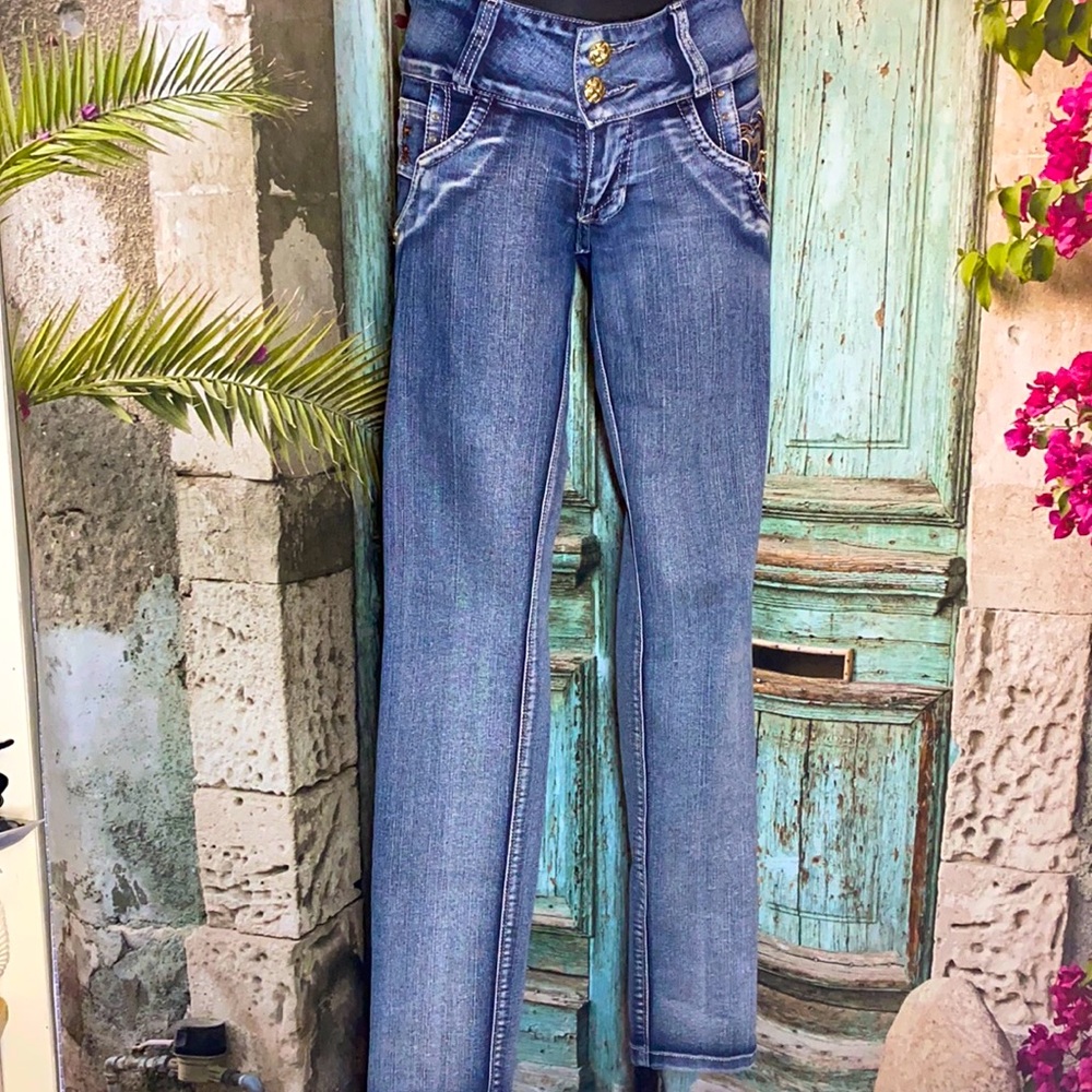 Push up Colombian jean simetría size 10 USA (4/5)